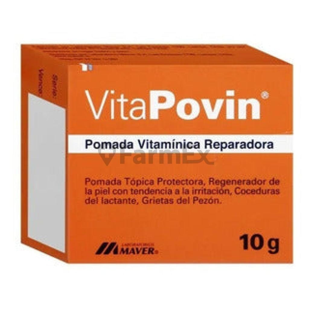 Vitapovin "Pomada Vitaminica Reparadora" x 10 g Farmex-Pluxee-Persistente